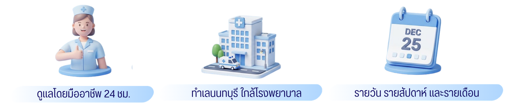 ความโดดเด่นของบริการโดย ณัฐจรรยา เนอร์สซิ่งโฮม ความโดดเด่นของบริการโดย ณัฐจรรยา เนอร์สซิ่งโฮม